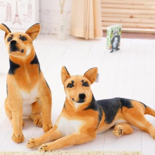 Giant Dog Realistic Stuffed Animals German Dog Shepherd Dog for Children Doll Toy Kids Gift