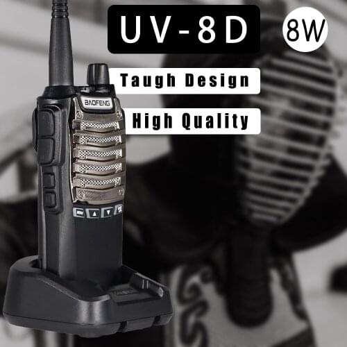 Hot Baofeng UV-8D UV8D 8W Two-way CB Ham Radio Portable Walkie-talkie 400-480 MHz Tough Design Upgrade 666S 777S 888S Metal Mask