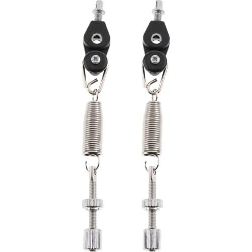 2 Bass Drum Foot Pedal Spring W/ D-ring Springs Tensioner Set For Drum Parts