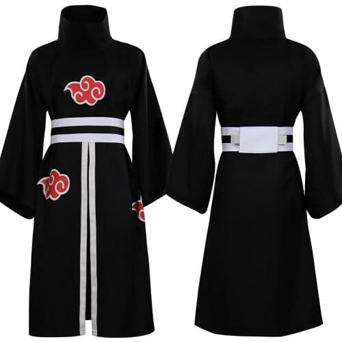 Japanese Anime Costume Akatsuki Cloak Cosplay Cape Cosplay Clothing Cosplay Costume