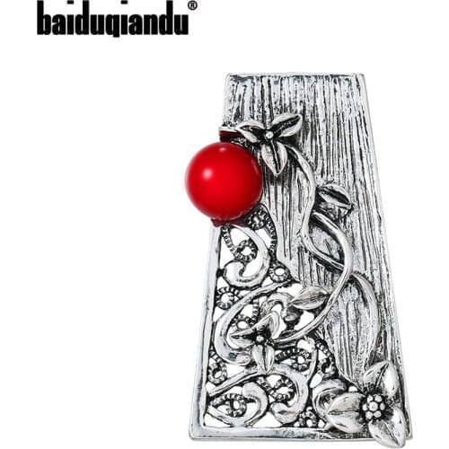 Baiduqiandu Brand New Arrival Vintage Jewelry Brooches for Women Winter Dress Coat Decotation Accessories