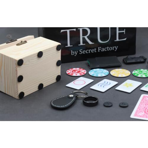 TRUE (Gimmicks+teaching) by Secret Factory Upgraded Pandora System Card Magie Accessories Mentalism,Magic Trick,mental