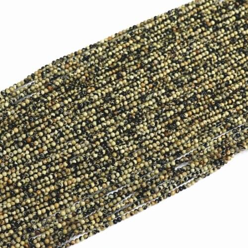 Multi size natural Dalmation stone 2mm 3mm new DIY jewelry round loose Beads 15" B410