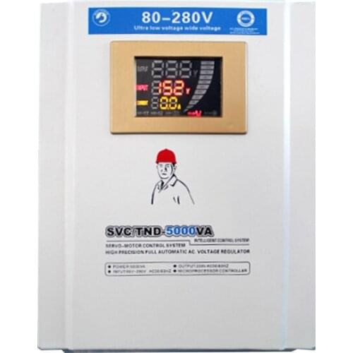 Pressure Regulator Household Voltage Regulator Protector Intelligent Voltage Multifunctional HD Display Regulated Power Supply