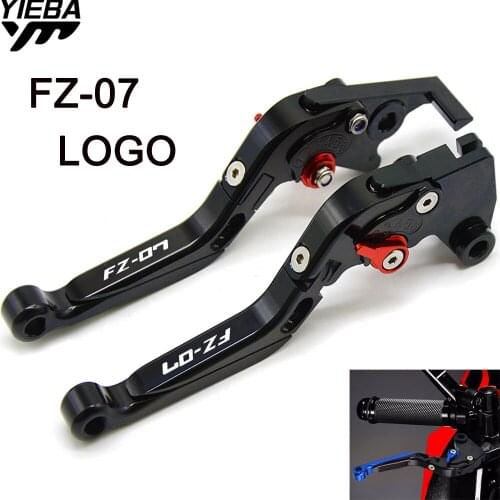With FZ-07 Motorbike Motorcycle Folding Black Brake Clutch Lever For Yamaha MT07 MT 07 FZ 07 FZ07 FZ-07 2014 2015 2016 2017 2018
