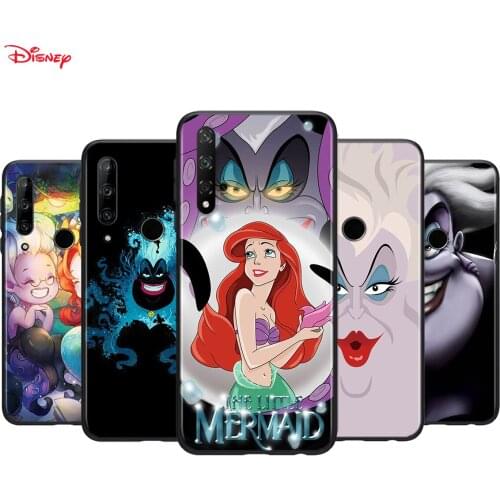 Silicone Cover Ursula The Little Mermaid For Honor 30 30S V30 V20 9N 9S 9A 9C 20S 20E X10 20 7C Lite Pro Plus Phone Case