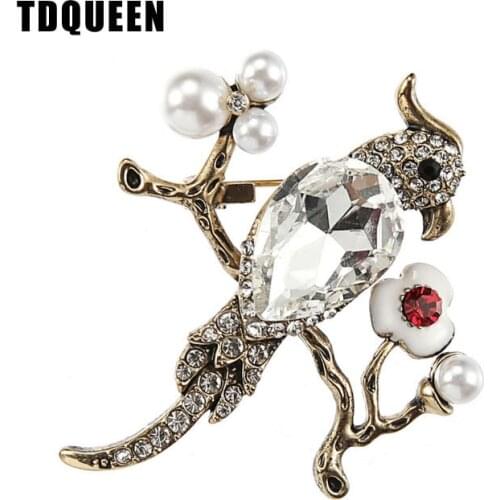 TDQUEEN Bird Brooches For Clothes