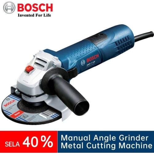 Bosch Angle Grinder Turntable Diameter 100MM Rated Input Power 720W Angle Grinder Industrial Polishing Cutting Machine GWS7-100