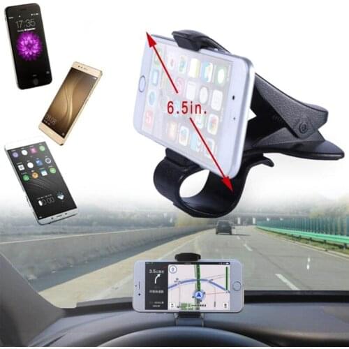 Universal Car Cell Phone Holder GPS Navigation Dashboard Phone Holder For Mobile Phone Clip Fold Holder Mount Stand Bracket