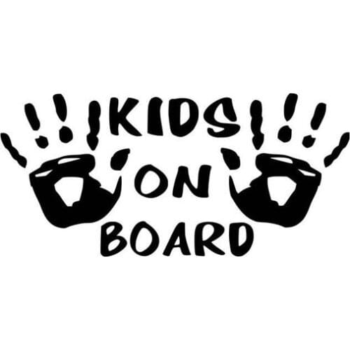 KIDS ON BOARD Vinyl Personality Stickers Funny Vinyl Car Styling Decal Motorcycle Sticker On Car