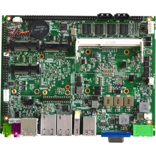 Onboard 4Gb Ram 3.5 Inch mainboard Intel core i5-3337U processor Embedded Fanless industrial Motherboard