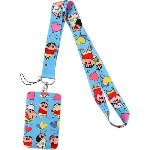 YA240 Anime Lanyard For Keys Mobile Phone Hang Rope Keycord USB ID Card Badge Holder Keychain DIY Lanyards