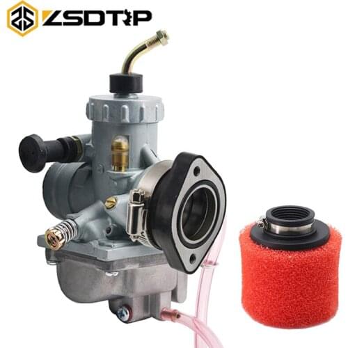 ZSDTRP VM24 28mm Mikuni Carburetor For Yamaha DT125 YZ80 YZ85 DT100 RT100 RT180 BW200 TTR125 Dirt Bike with Adapter Air Filter