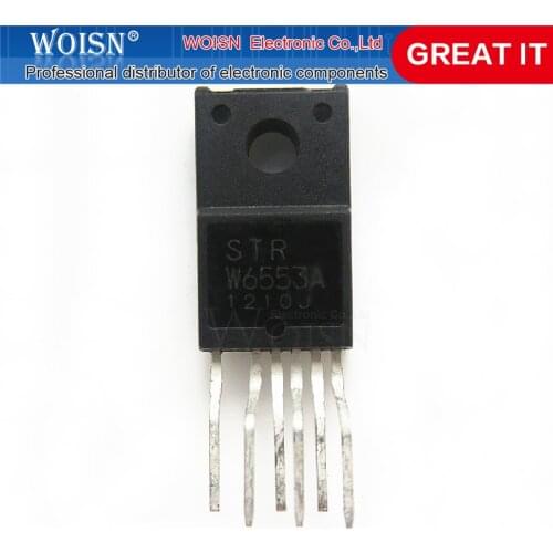 1pcs/lot STR-W6553A STRW6553A STRW6553 W6553A TO-220F-6 In Stock
