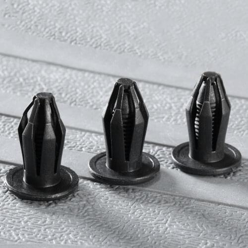 50Pcs Auto Fender Bumper Rivet Fasteners 10mm Hole Car Plastic Clip Retainer Door Trim Panel Fender Clips For Toyota Chery