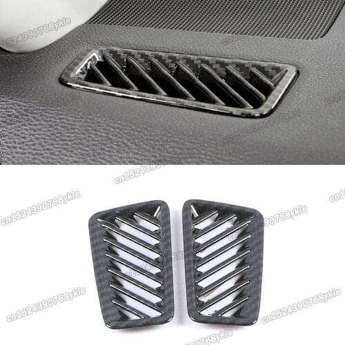 Lsrtw2017 for Toyota RAV4 Xa50 Car Dashboard Vent Frame Trims Interior Accessories Carbon Fiber 2019 2020 2021 air conditioning
