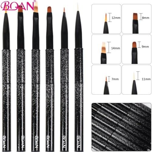 BQAN Nail Brush For Manicure Acrylic UV Gel Extension Pen For Nail Polish Painting Drawing Brush Painting Pen Manicure Tools