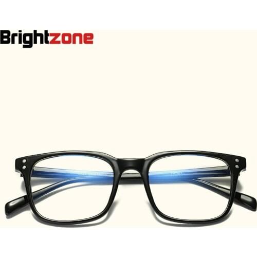 Brightzone Original Design Fashion Anti-Blue Light TR-90 Light-weight Ancient Style Anti-UV Study Glasses Anti-Radiation Frame