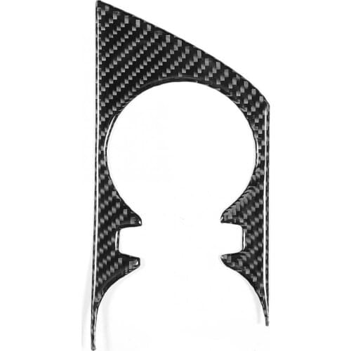 Carbon Fiber Left-hand Driving Water Cup Holder Panel Cover Trim Fit for Chevrolet Camaro 17 18 19 Car Styling New Arrivals