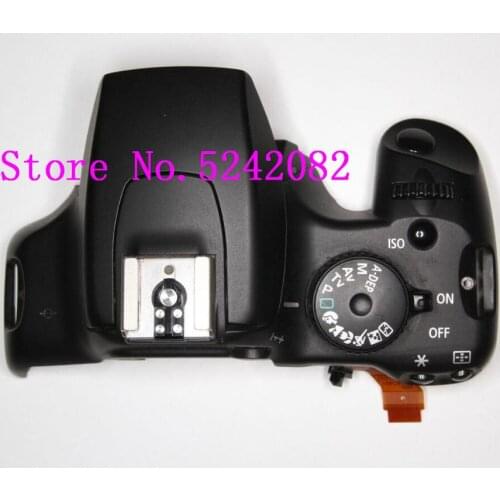 For Canon 1000D Rebel XS Kiss F Top cover group With Mode dial Power switch button Shutter button cable Used Repair Parts