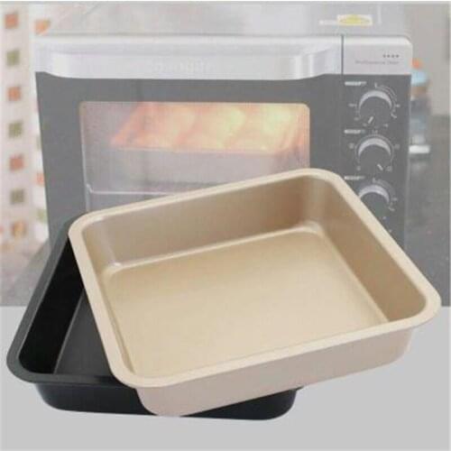 DIY Bread Mold Square Carbon Steel Non-Stick Coating Baking Sheet Mold 8 Inch High Square Cake Baking Tools oven Be applicable
