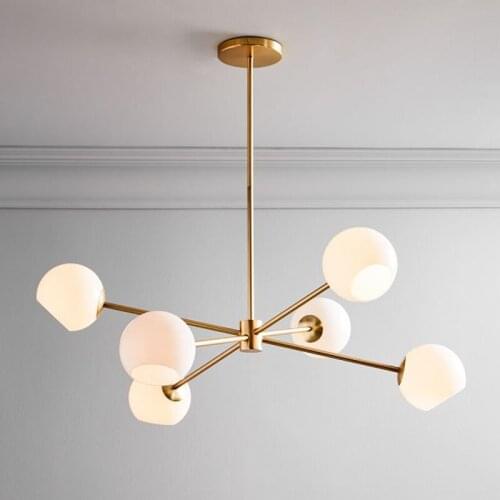 Modern deco maison glass ball living room Home Decoration E27 Light Fixture restaurant deco maison pendant lights