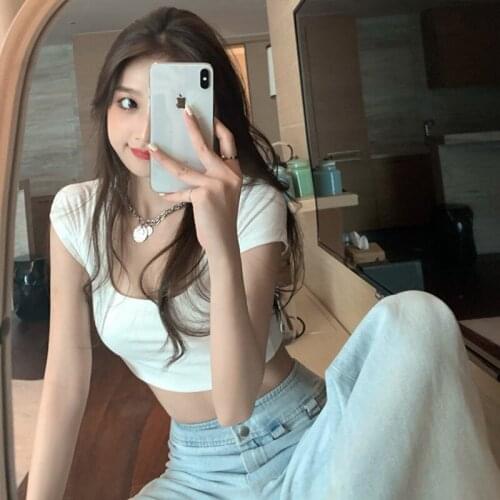 Summer T Shirt Women Selling New Summer Wear 2021 U Get Brief Paragraph Short Sleeve T-shirt Female 2021 Harajuku Tshirt WBXW285