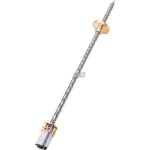 GA12-N20 150mm gear motor Threaded screw shaft DIY model robot push rod motor