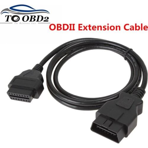 OBD II cable 16 Pin OBD 2 Splitter Adapter Extension Cable Male to Female Connector OBD2 Extended Interface Line