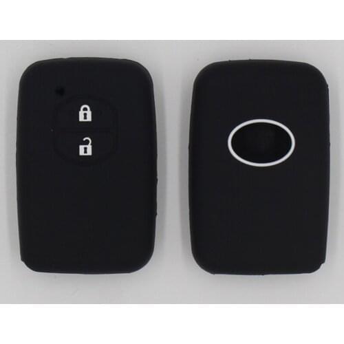KAPU Silicone Smart Card Remote Car Key Case Fob Cover for Toyota RAV4 Rukus Vanguard 2 Button Cover Car Accessories Shell