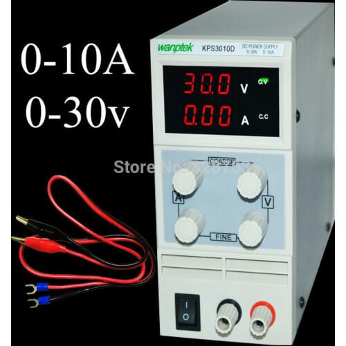 Mini 30V 10A New Upgraded version Digital Display adjustable Switching Regulated Adjustable DC Power Supply SMPS Single Channel
