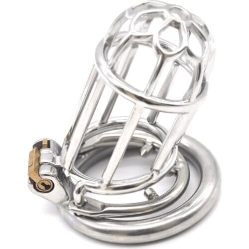 Male Chastity Cage Penis Lock Chastity Device JJ Birdcage with Thorn To Prevent The Ring From Detaching Sex Toys for Men