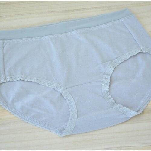 Cotton soft underware grey panies for girl 3pcs/lot ladies brief girls Lingerie sext sleepwear New Fashion Underpant