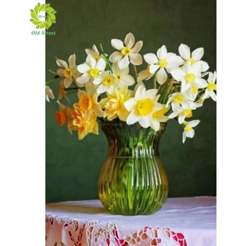 OSH DIY Diamond Painting Full Square Round Drill Embroidery"Flowers"picture Diamond Mosaic Cross Stitch Home Decor Gifts