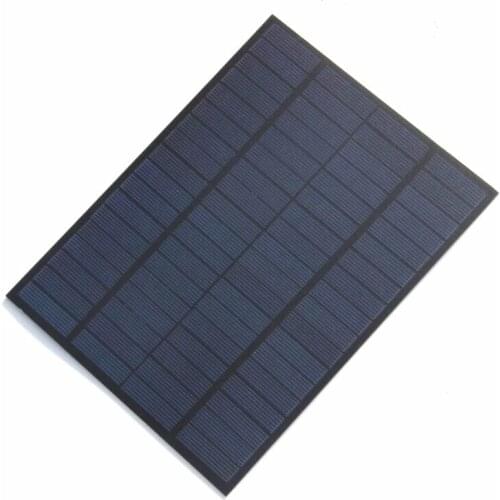 5W 18V Polycrystalline Solar Panel System Solar Cell Solar Module Solar Charger For 12V Battery Charger 2pcs/lot Free Shipping