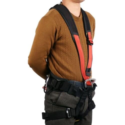 Professional Strong Harness Belt for Rock Climbing Rappel Downhill