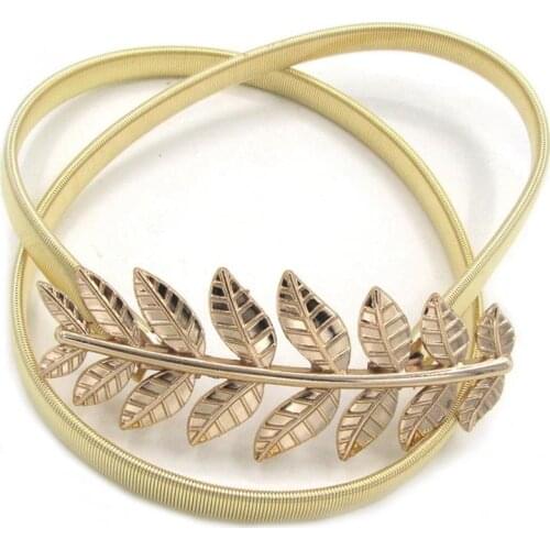 Belt Leaf Adjustable Pant Fashion Alloy Women Chain Belt for Women Belt New Style Fashion Pin Buckle Jeans Decorative