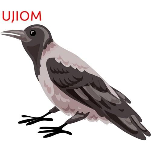 UJIOM Crow Icon Home Decoration Bedroom Living Room Decorations Wall Stickers Home Office Room Decor Waterproof Decorative Decal