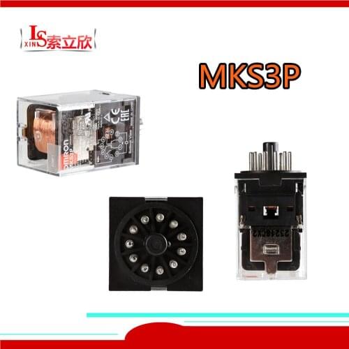 1PCS 100%New Relay MKS3P 220V 110V DC6V DC220V DC24V DC110V 24V AC110V AC220V 10A 8PIN alternative MK2P-I