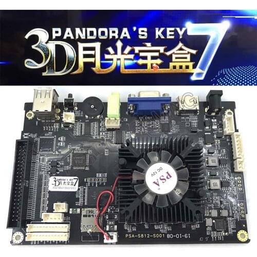 3D Pandora Key 2650 in 1 Mini Arcade Version Motherboard Video Jamma Game Console PCB 135 3D support Adding Games USB Gamepad