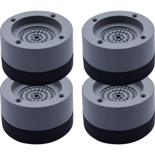 4Pcs Washing Machine Anti-Vibration Feet Heavy Duty Washer Dryer Pad Furniture Non Slip Raise Height Feet Floor Protectors Mat