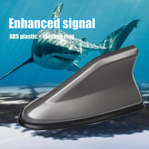 Second-generation Car Radio Shark Fin Car Shark Antenna Radio FM Signal Design For All Cars Aerials Antenna Car Styling
