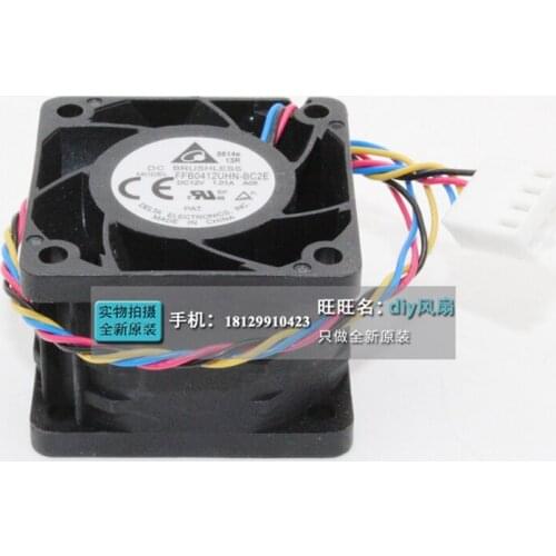 Delta Electronics FFB0412UHN-BC2E Server Cooling Fan DC 12V 1.01A 40x40x28mm 4-wire