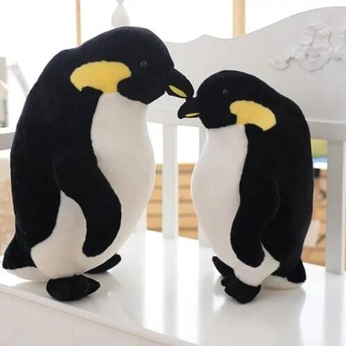 40/50/60/80 cm Simulation Penguin Plush Toy Real Life Animal Penguin Stuffed Dolls Large Pillow Cushion Women Children Gift