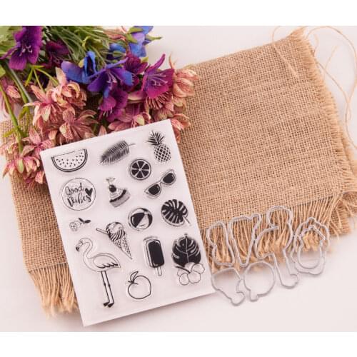 Summer Clear Stamp Or stamp for DIY Scrapbooking/Card Making/Kids Fun Decoration Supplies A2150