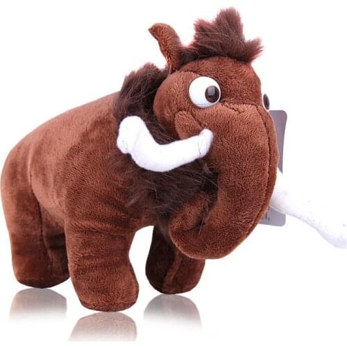 Cartoon plush toy about 20cm brown mammoth Manny elephant plush toy baby toy birthday gift b2999