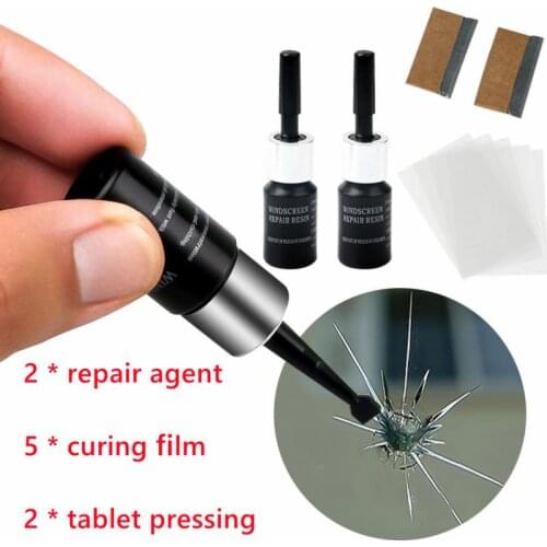 Car Glass Repair Tool Kit Auto Car Windshield Blade Nano Repair Fluid DIY Car Window Tools Glass Scratch Repair Tool Accessories