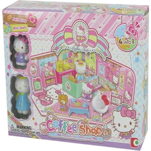 Kitty Cat genuine corner story coffee shop set kt50083 girls' home playing childrens toys