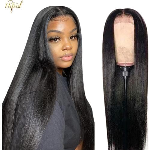 Straight Lace Closure Wig Brazilian Lace Front Human Hair Wigs Remy Closure Wig For Black Women Straight Lace Human Hair Wigs