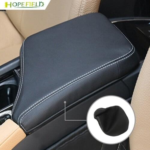 Car PU Leather Center Console Seat Box Pad Armrest Cover Protective Cushion for Volvo S90 V90 XC90 XC60 S60 V60